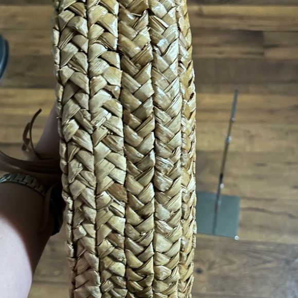 Pier Giorgio • Vintage • Brown • Wicker •  Bamboo Straw • Handbag - Picture 11 of 16